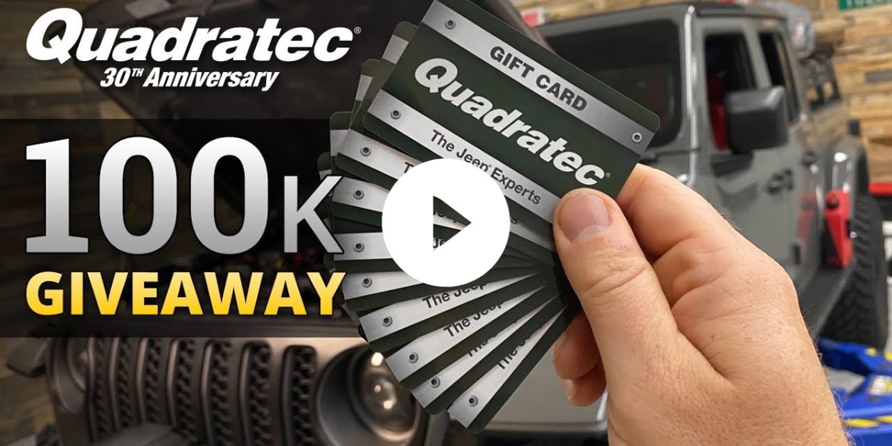 Quadratec 100K YouTube Subscriber Giveaway
