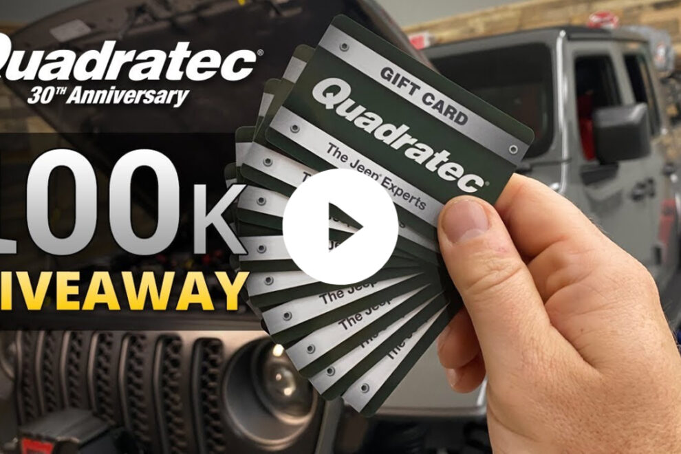 Quadratec 100K YouTube Subscriber Giveaway