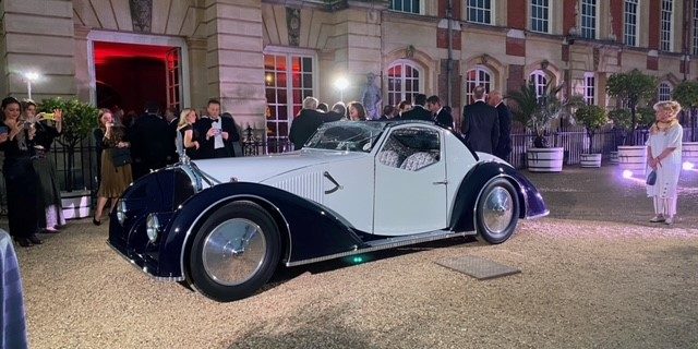 The Mullin Automotive Museum’s Coachbuilt 1934 Voisin C27 Aerosport Coupe Wins Best of Show Award at Hampton Court Concours of Elegance