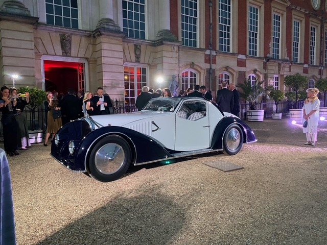 The Mullin Automotive Museum’s Coachbuilt 1934 Voisin C27 Aerosport Coupe Wins Best of Show Award at Hampton Court Concours of Elegance